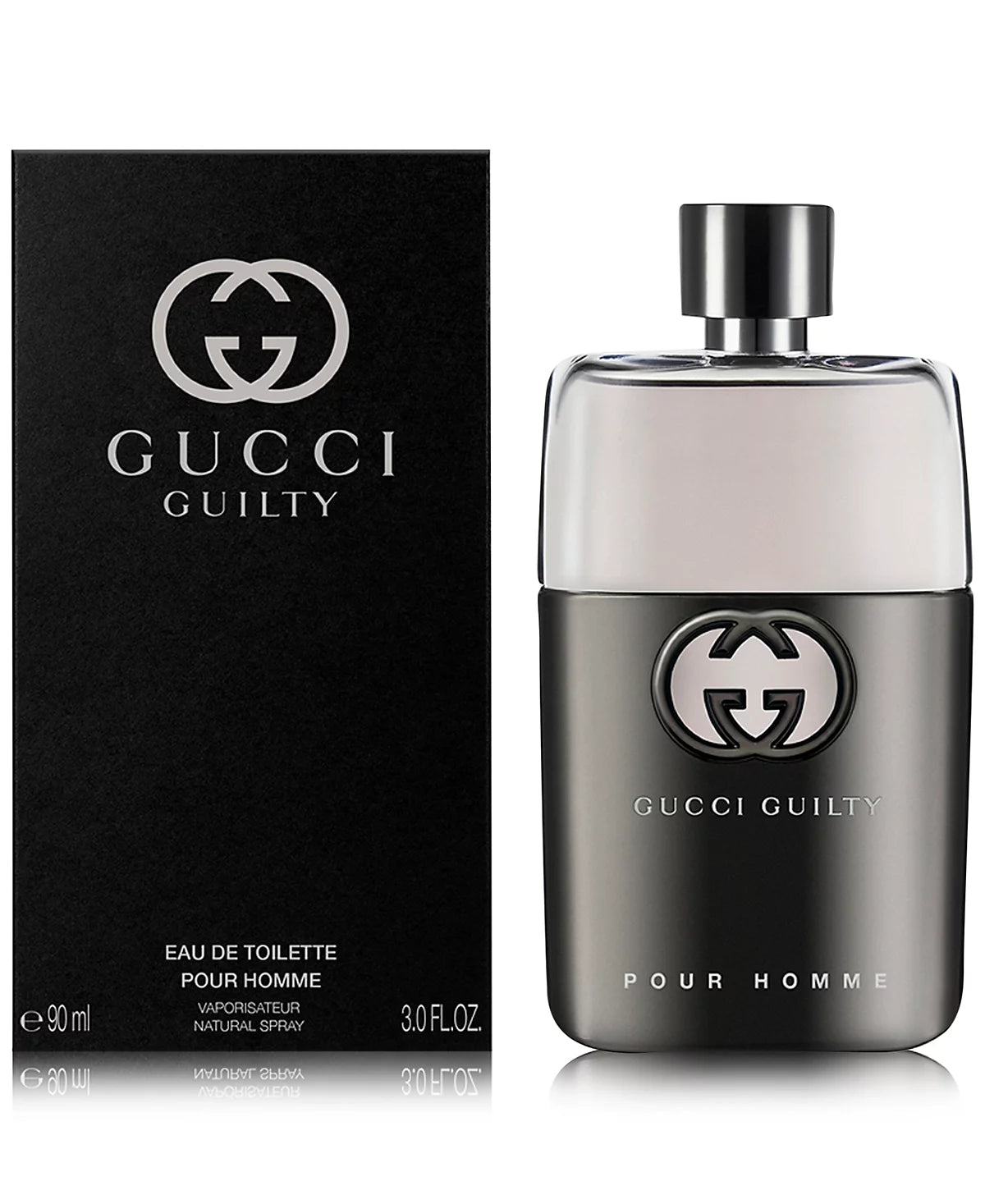 Gucci Guilty Men's Pour Homme Eau de Toilette Spray, 3 oz