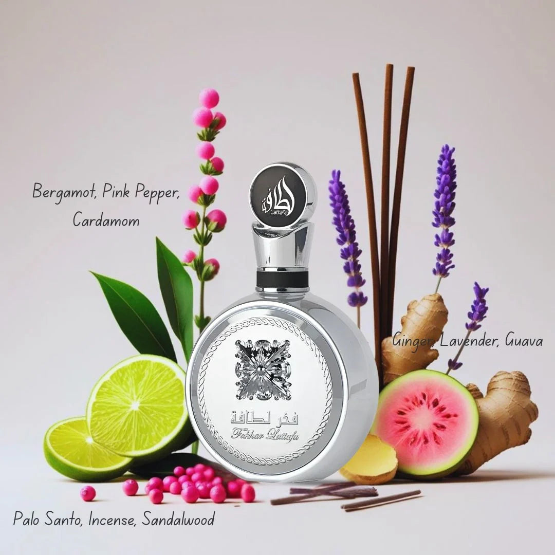 Fakhar Platin Eau de Parfum Spray 100ml (3.4 oz) by Lattafa | A Scent That Never Plays It Safe