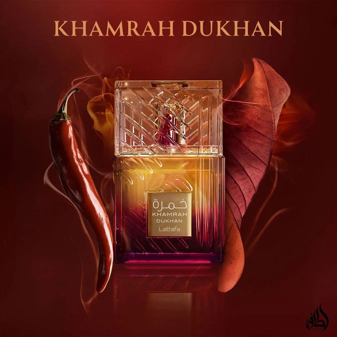 Khamrah Dukhan Eau de Parfum Spray 100ML (3.4 OZ) By Lattafa