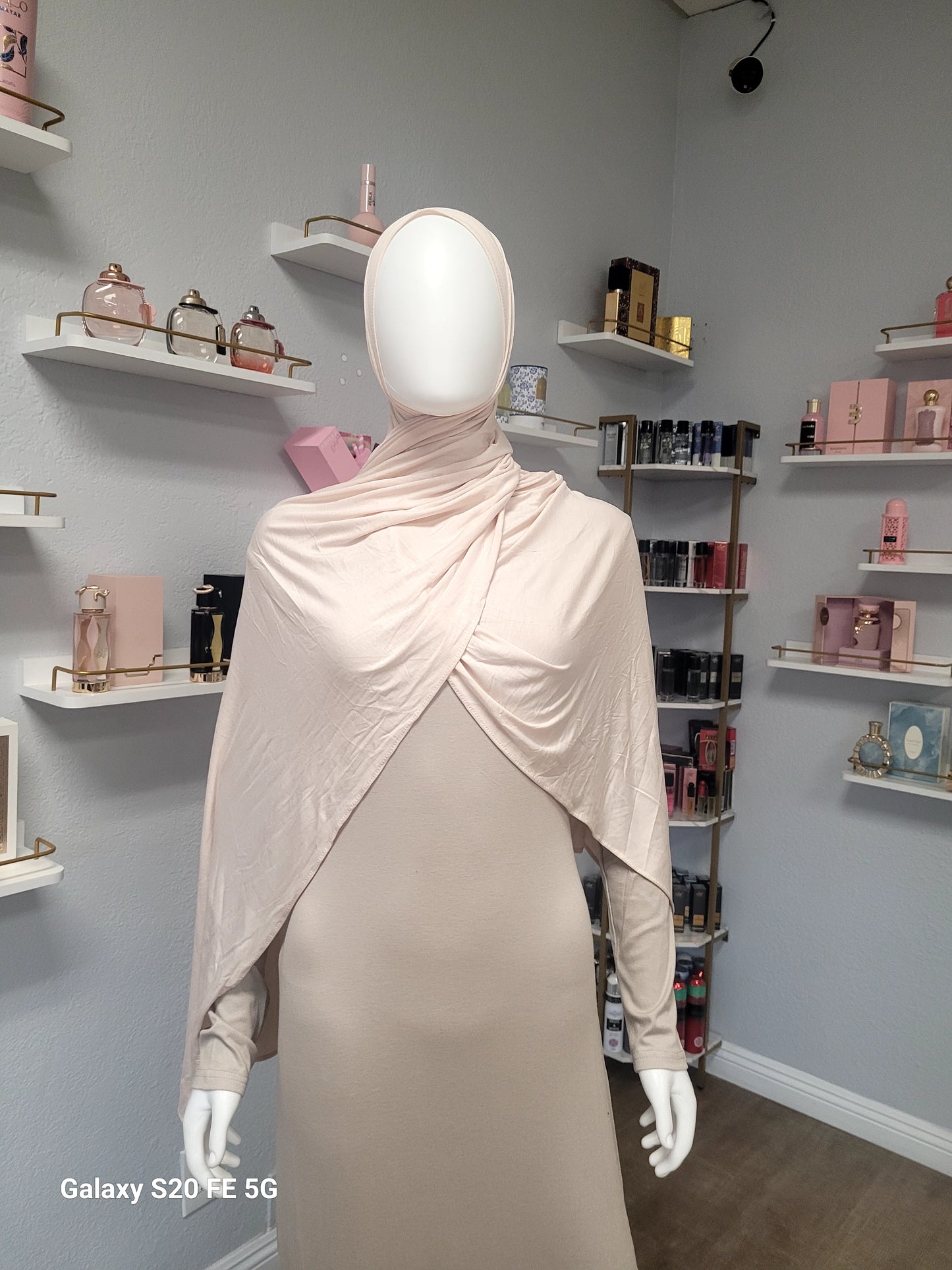 Bamboo Jersey Hijab - Noble Beige