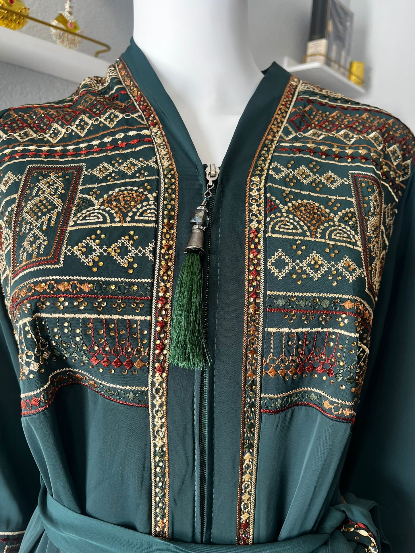 Emerald Green Türkiye Abaya