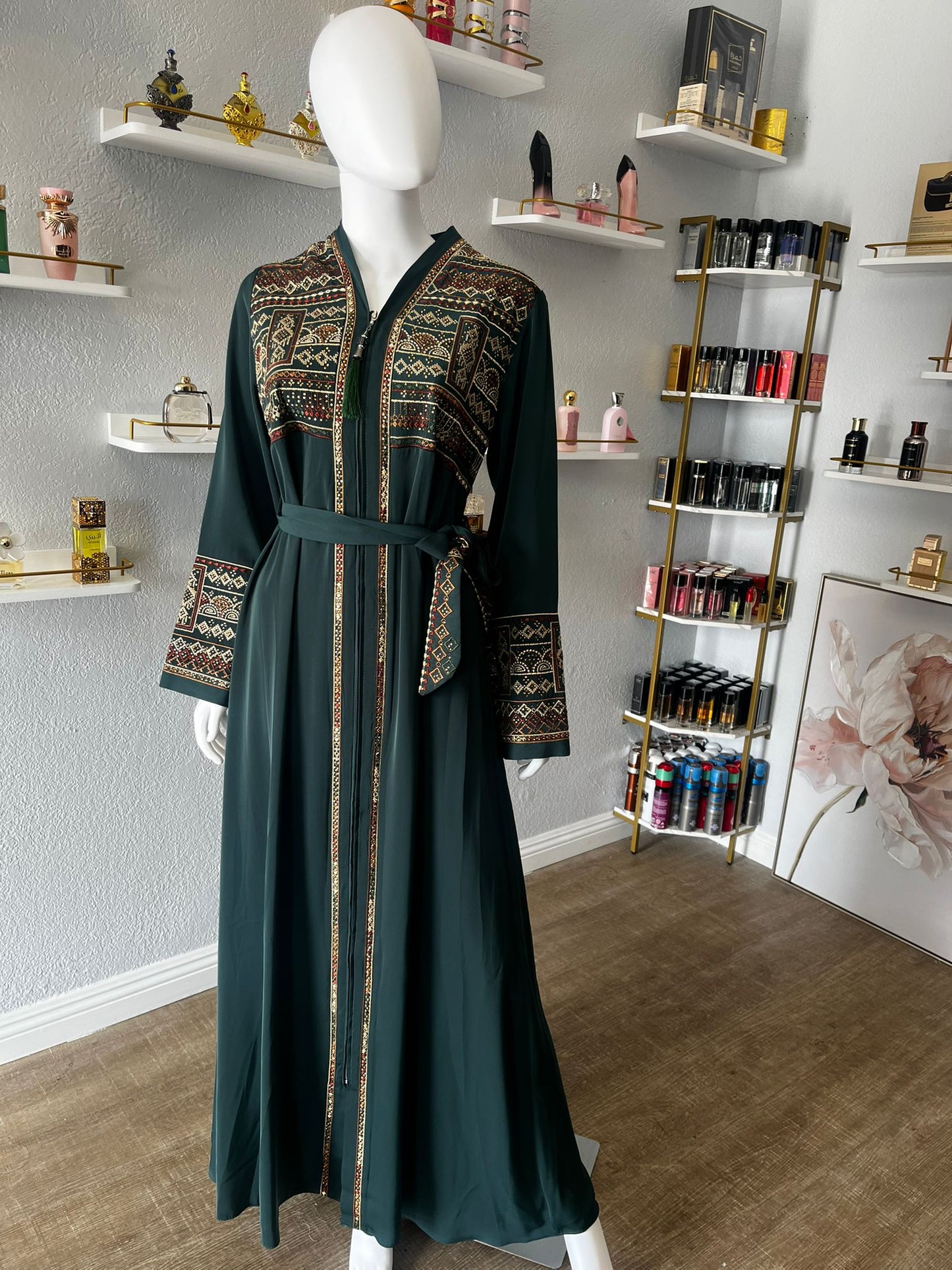 Emerald Green Türkiye Abaya