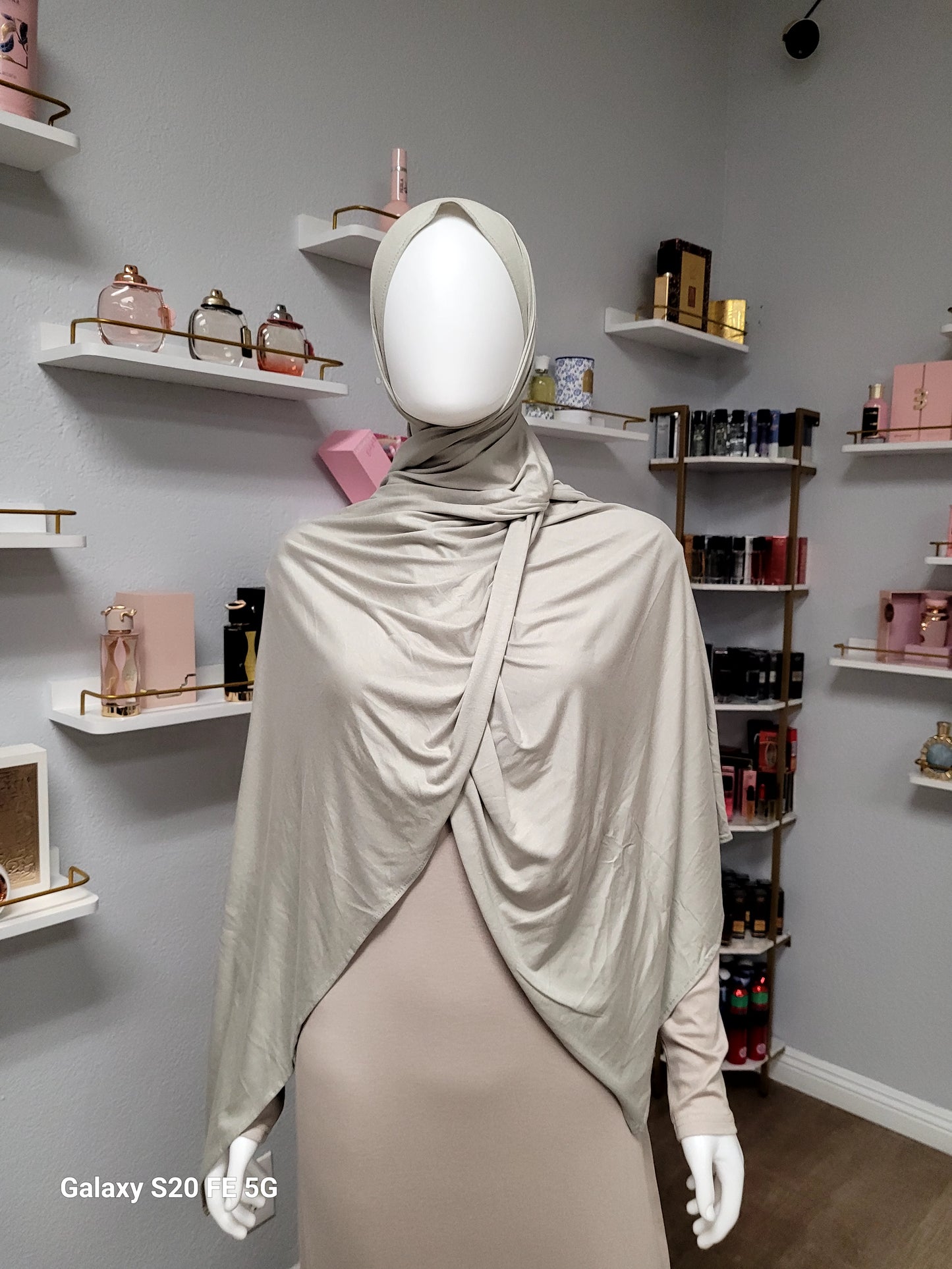 Bamboo Jersey Hijab - Mint