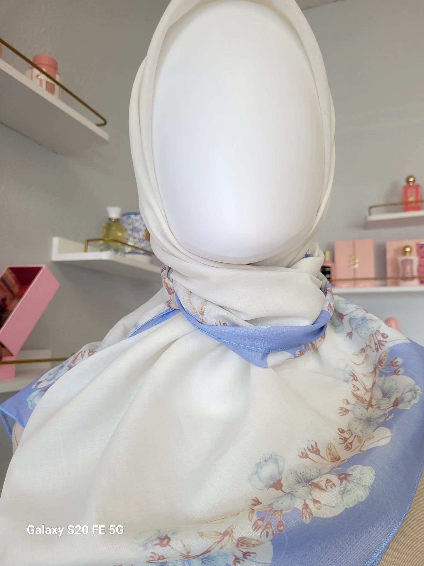 Printed Cotton Square Hijab