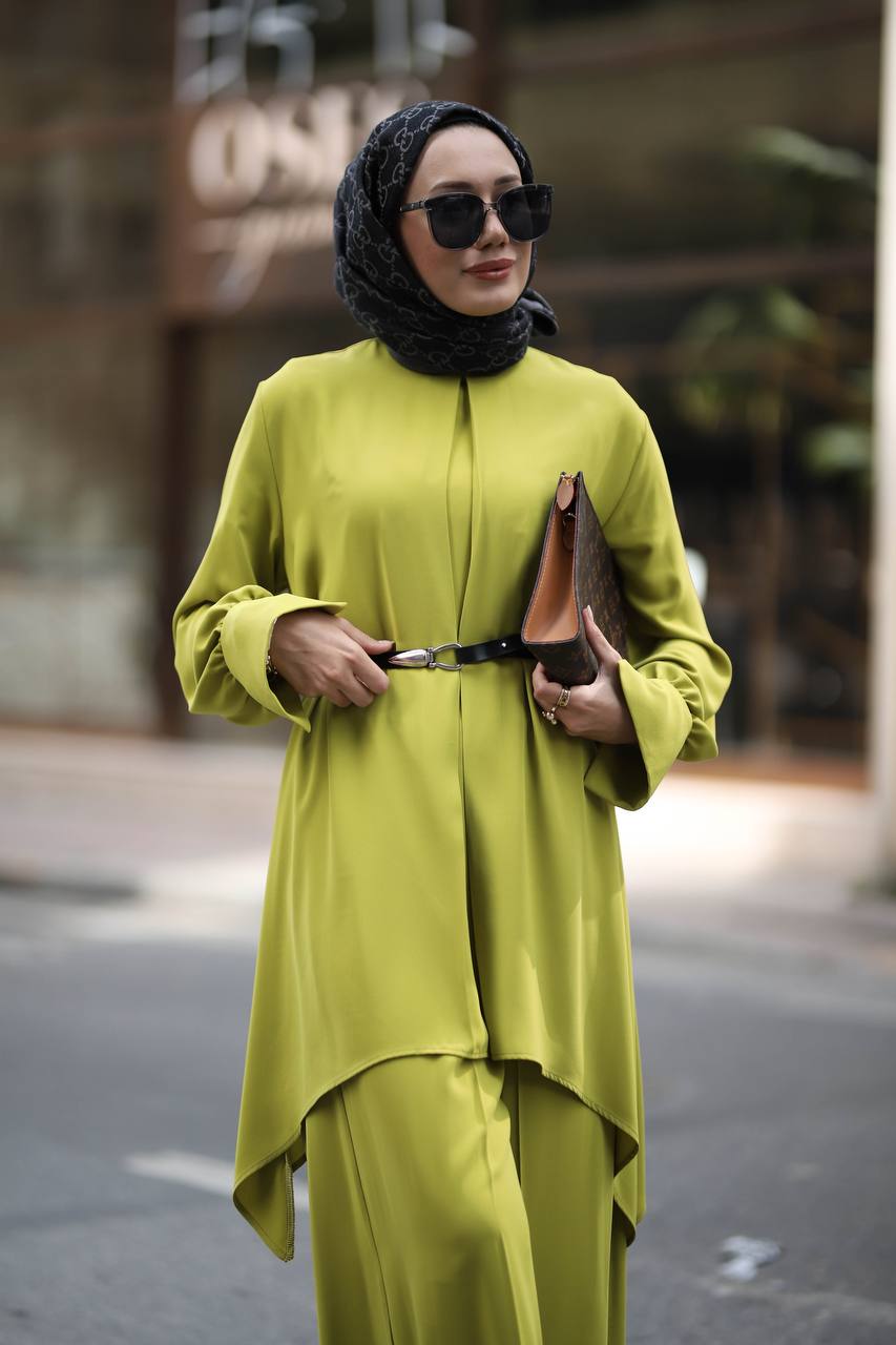 Türkiye Co-Ord /2 pc set in Mustard Green
