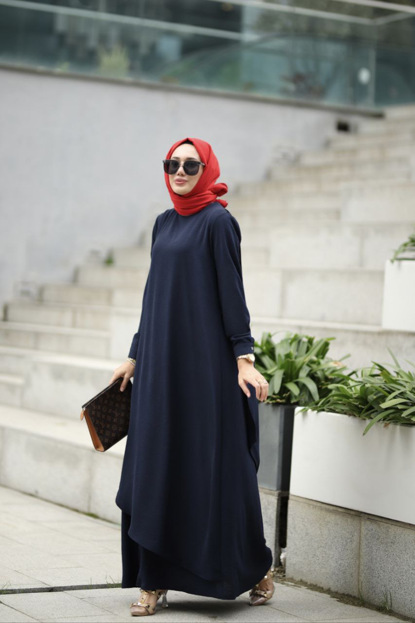 Türkiye Black Flare Abaya