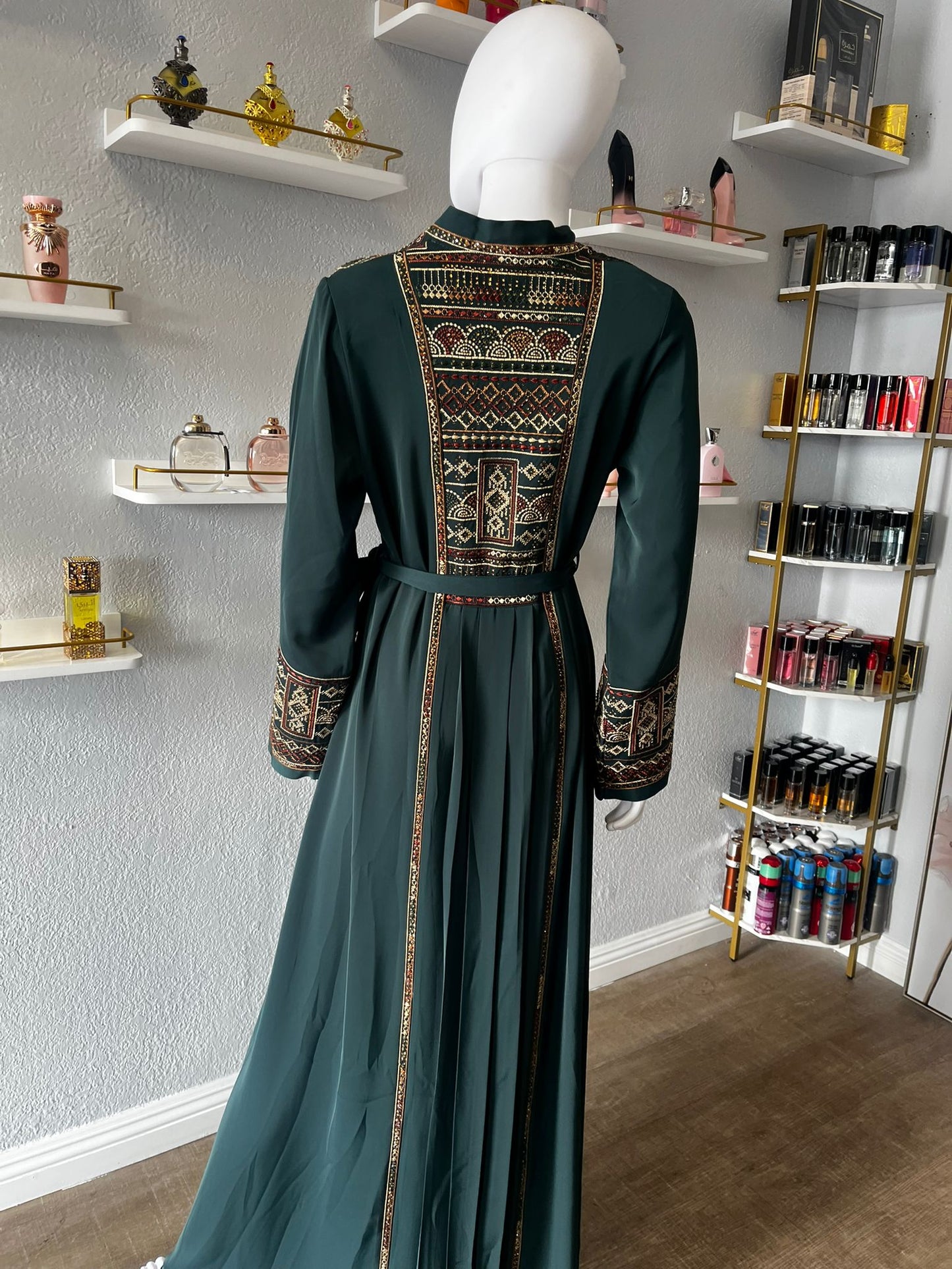 Emerald Green Türkiye Abaya