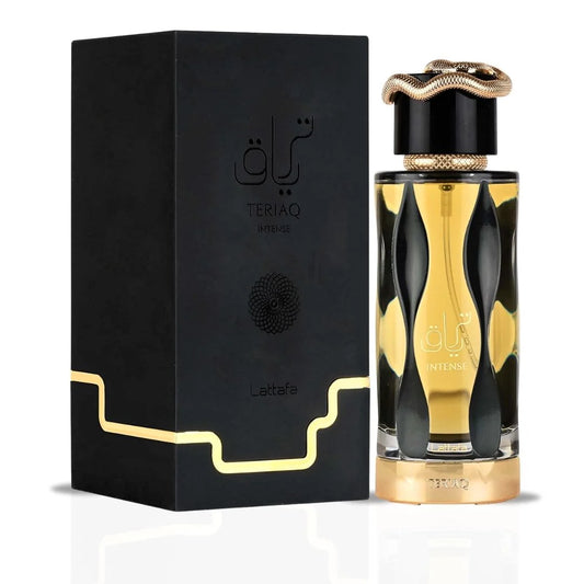 Teriaq Intense Eau de Parfum Spray 100ml (3.4 oz) by Lattafa