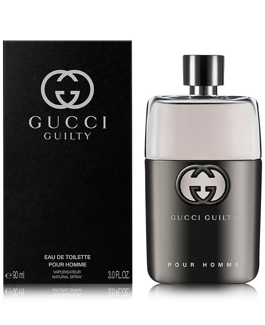 Gucci Guilty Men's Pour Homme Eau de Toilette Spray, 3 oz