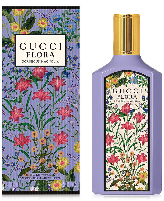 Gucci Flora Gorgeous Magnolia Eau de Parfum, 3.3 oz.