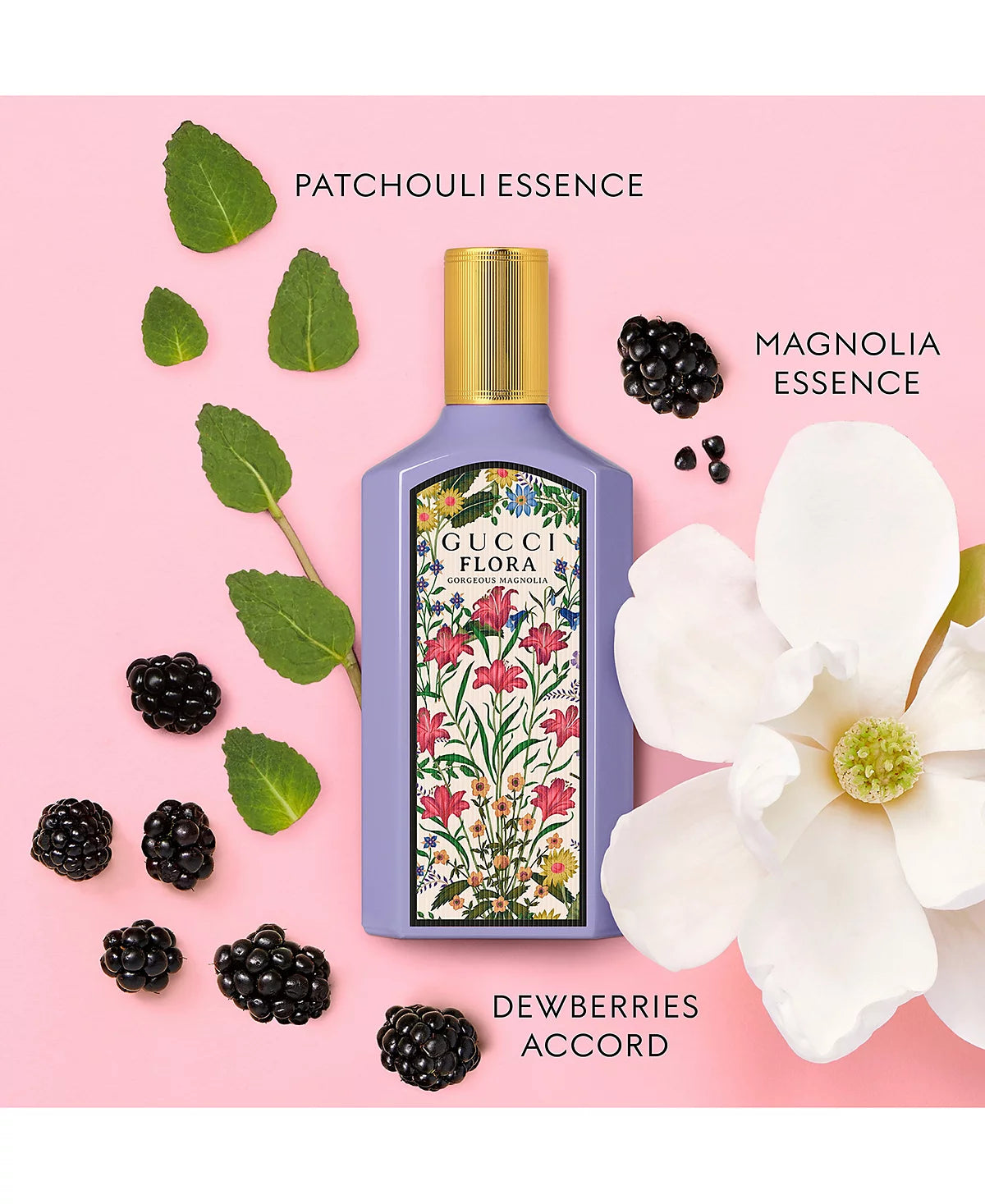 Gucci Flora Gorgeous Magnolia Eau de Parfum, 3.3 oz.