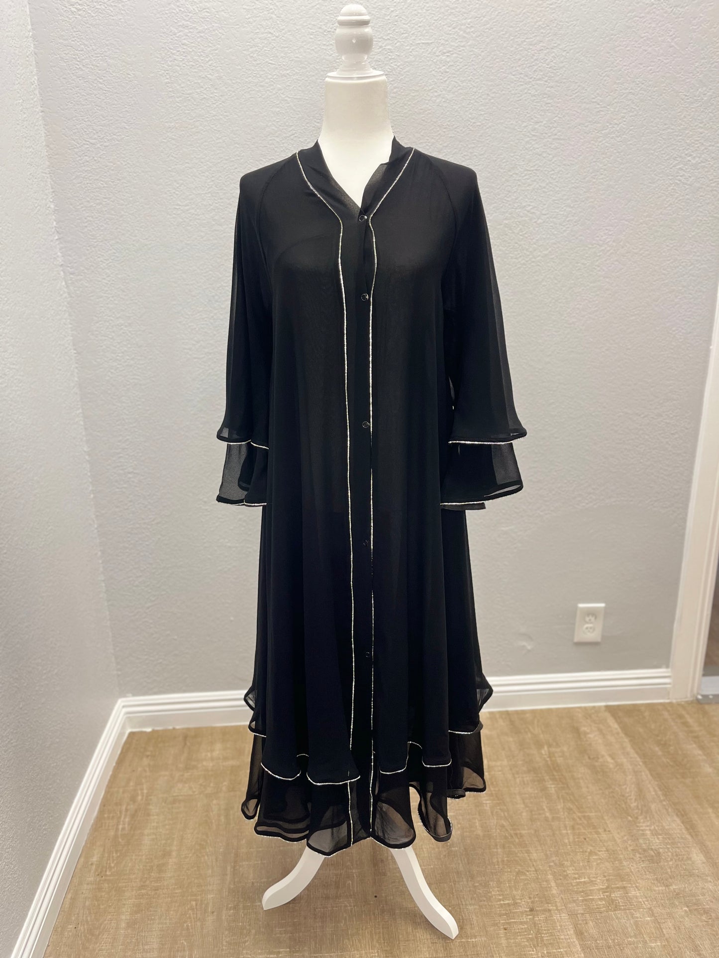 Flared abaya