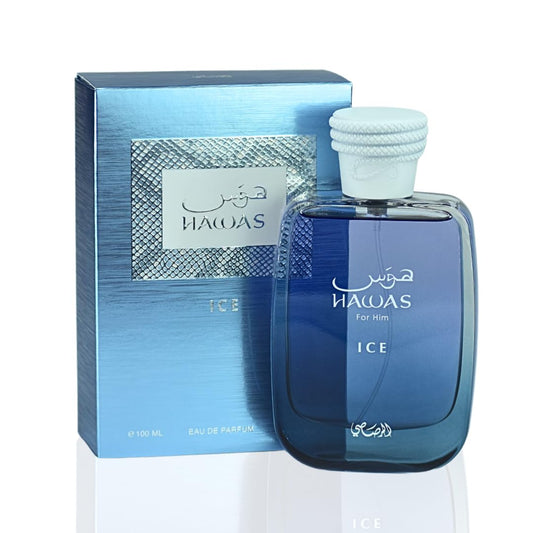 Hawas Ice Eau de Parfum Spray 100ML (3.4 OZ) By Rasasi