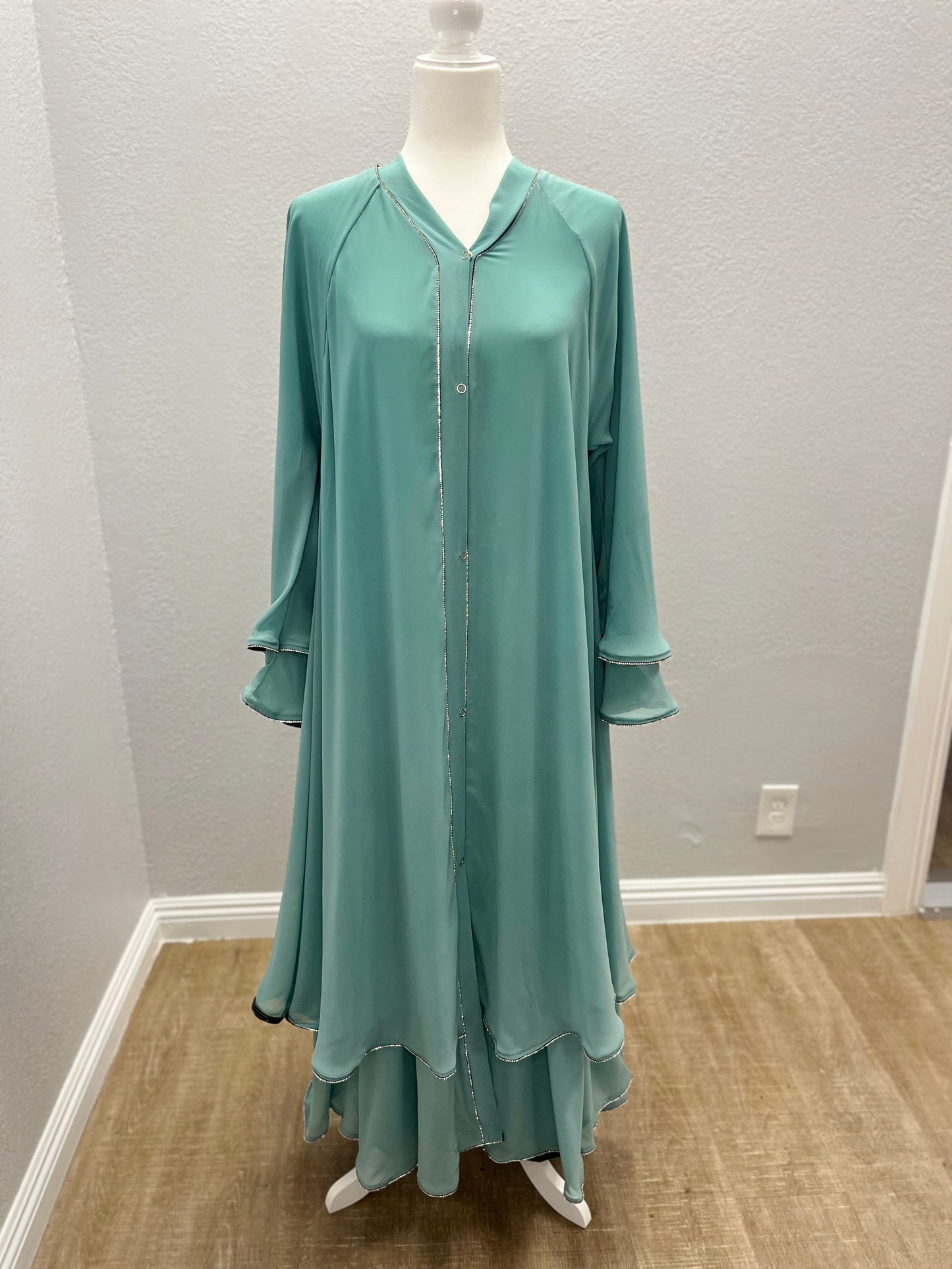 Flared abaya