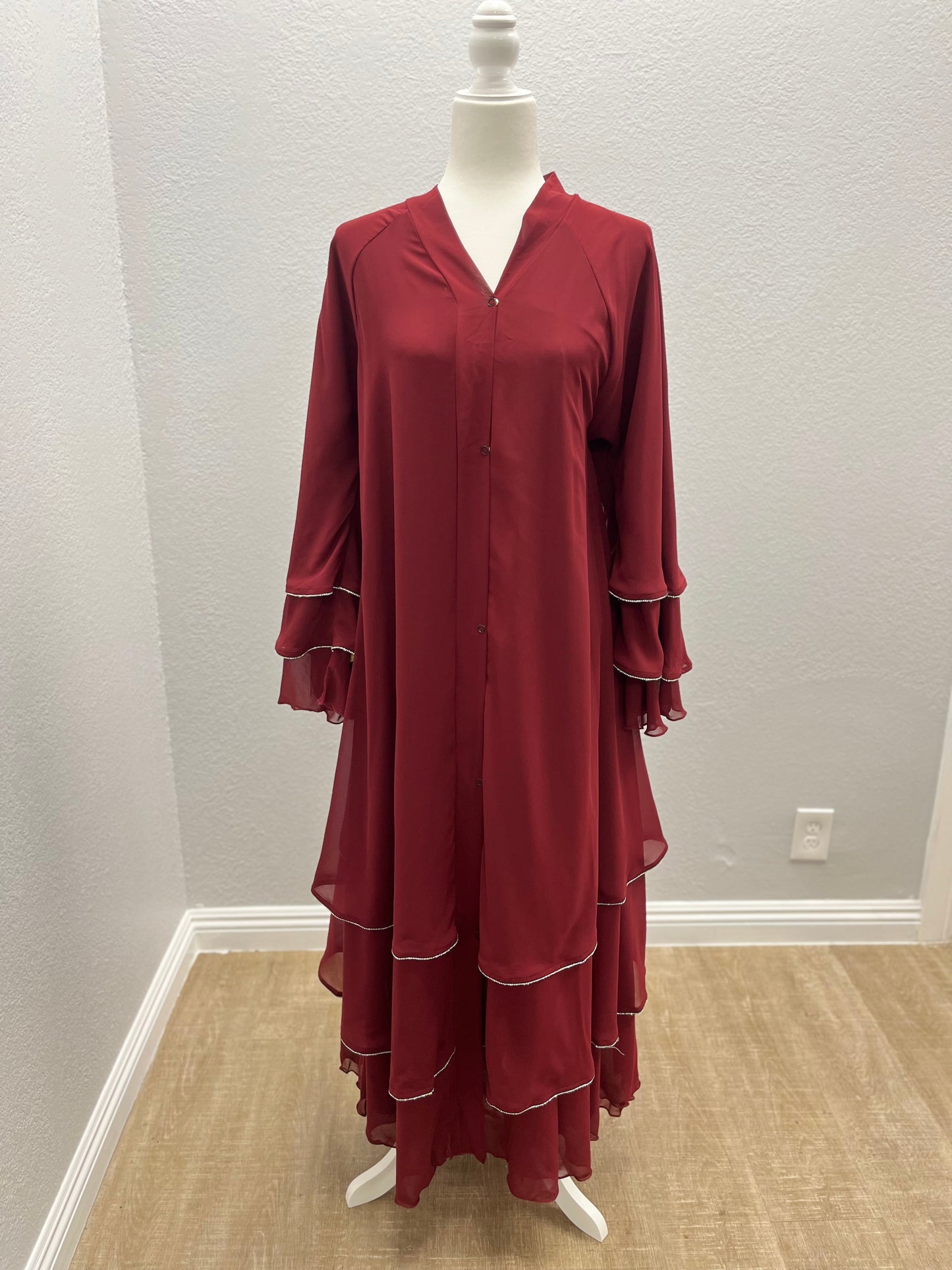 Flared abaya