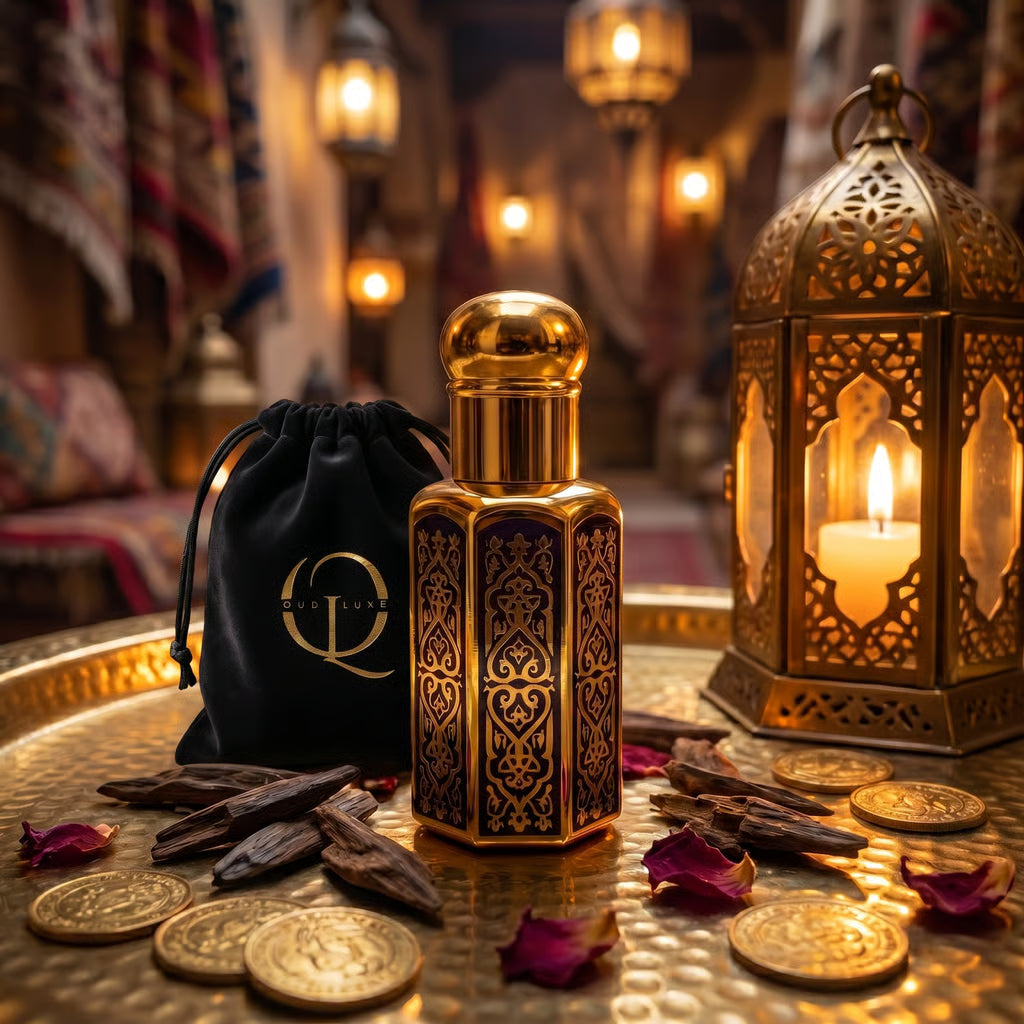 Andalus Al-Oud Perfume Oil A concentrated blend of warm spice, deep oud, and timeless richness