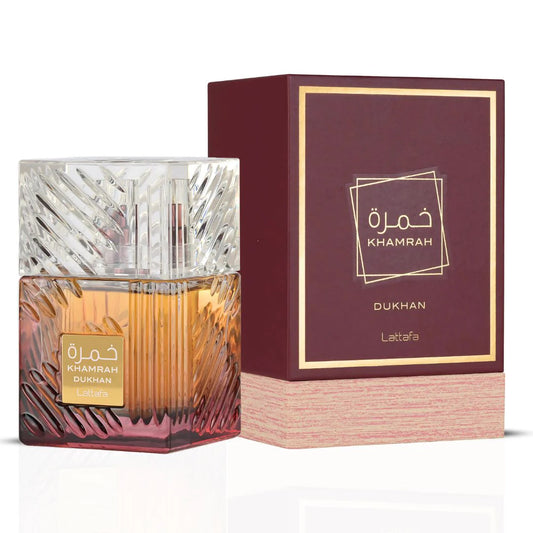 Khamrah Dukhan Eau de Parfum Spray 100ML (3.4 OZ) By Lattafa