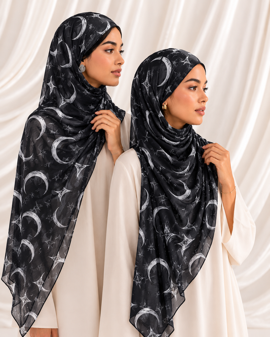 Half Moon Premium Modal Hijab | Soft, Lightweight & Breathable Hijab