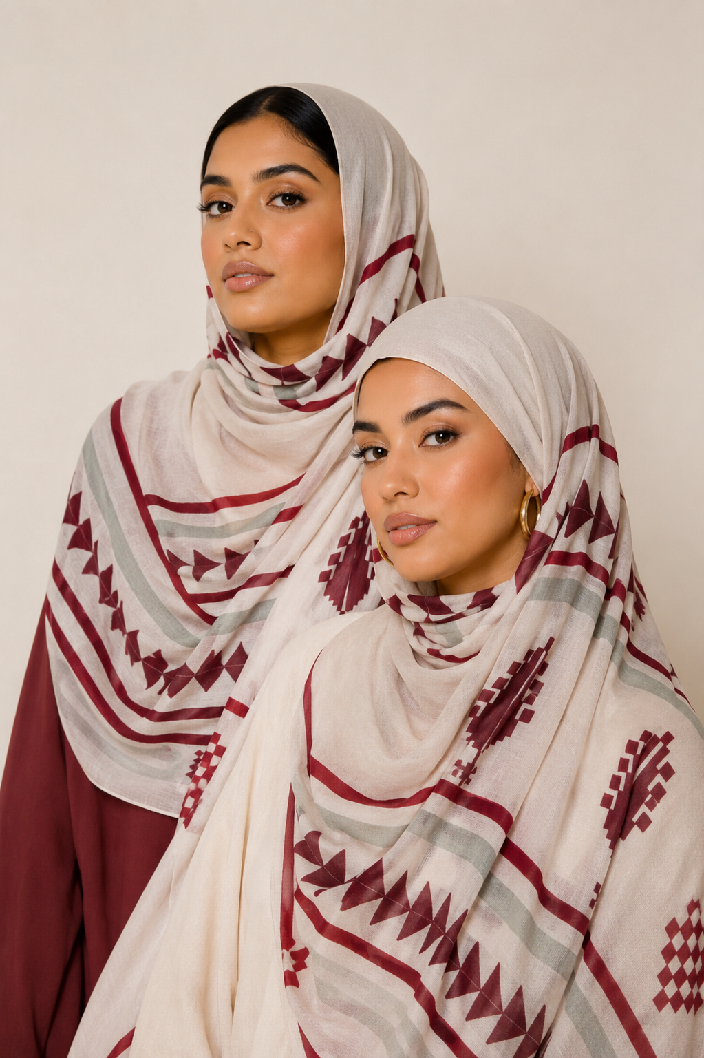 Palestine Tatreez Premium Modal Hijab | Soft, Lightweight & Breathable Hijab