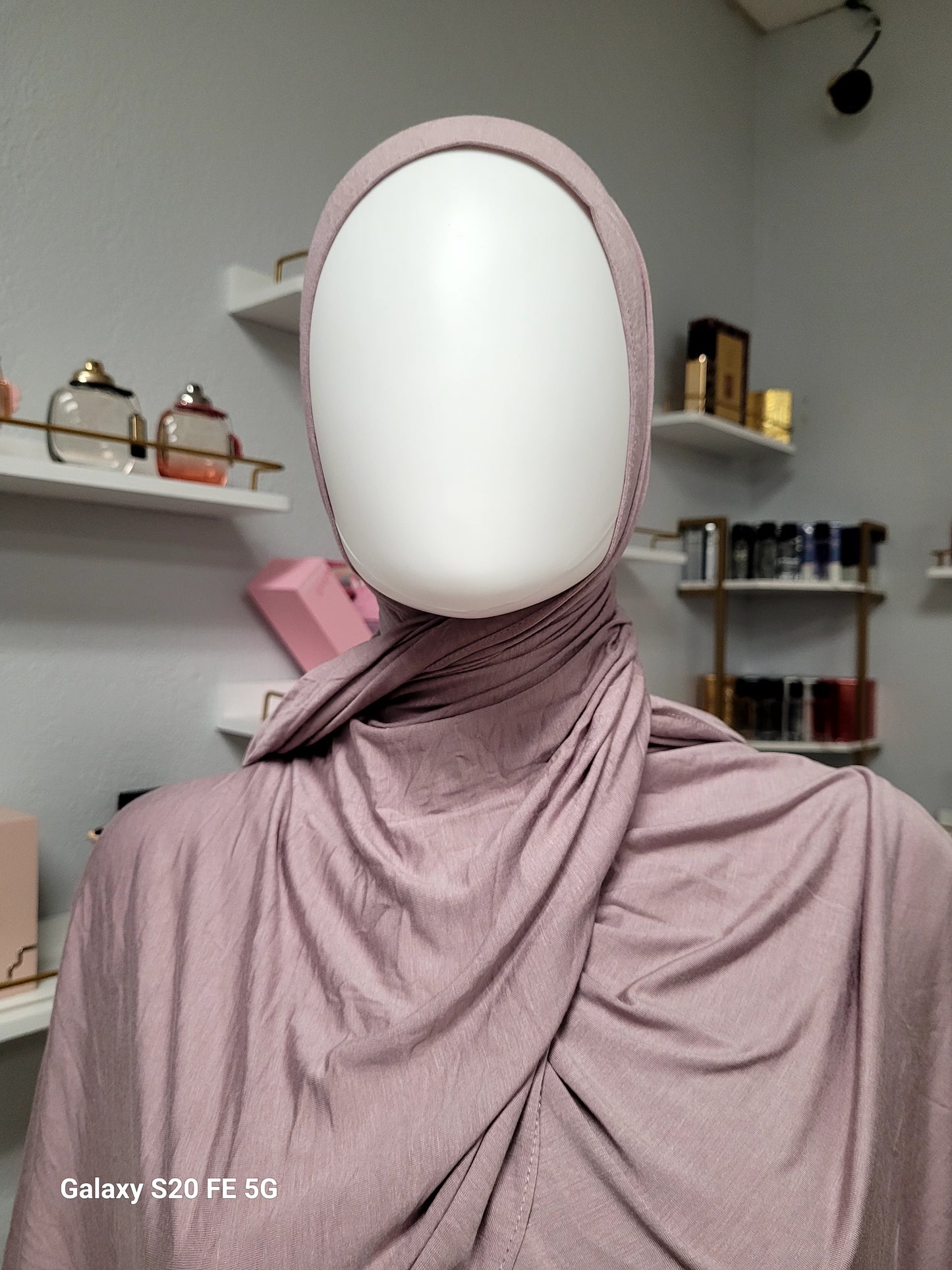 Bamboo Jersey Hijab - Light Amethyst