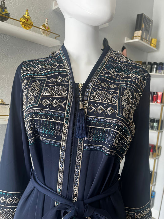 Navy Blue Türkiye Abaya