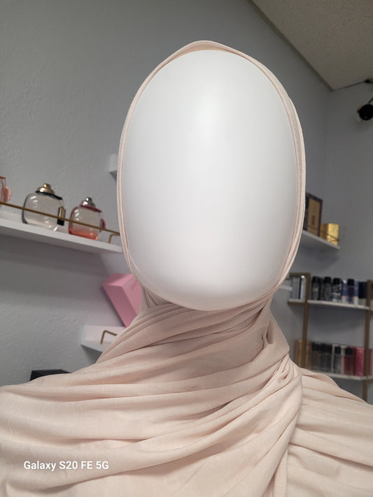 Bamboo Jersey Hijab - Noble Beige