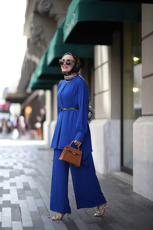 Türkiye Co-Ord 2 pc set  in Blue