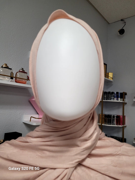 Bamboo Jersey Hijab - Creamy Beige