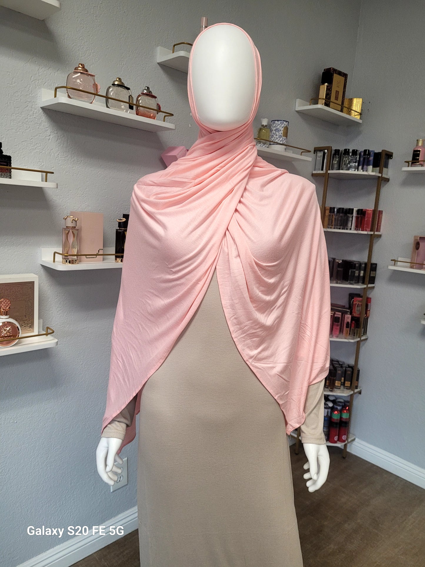 Bamboo Jersey Hijab -  Noble Blush
