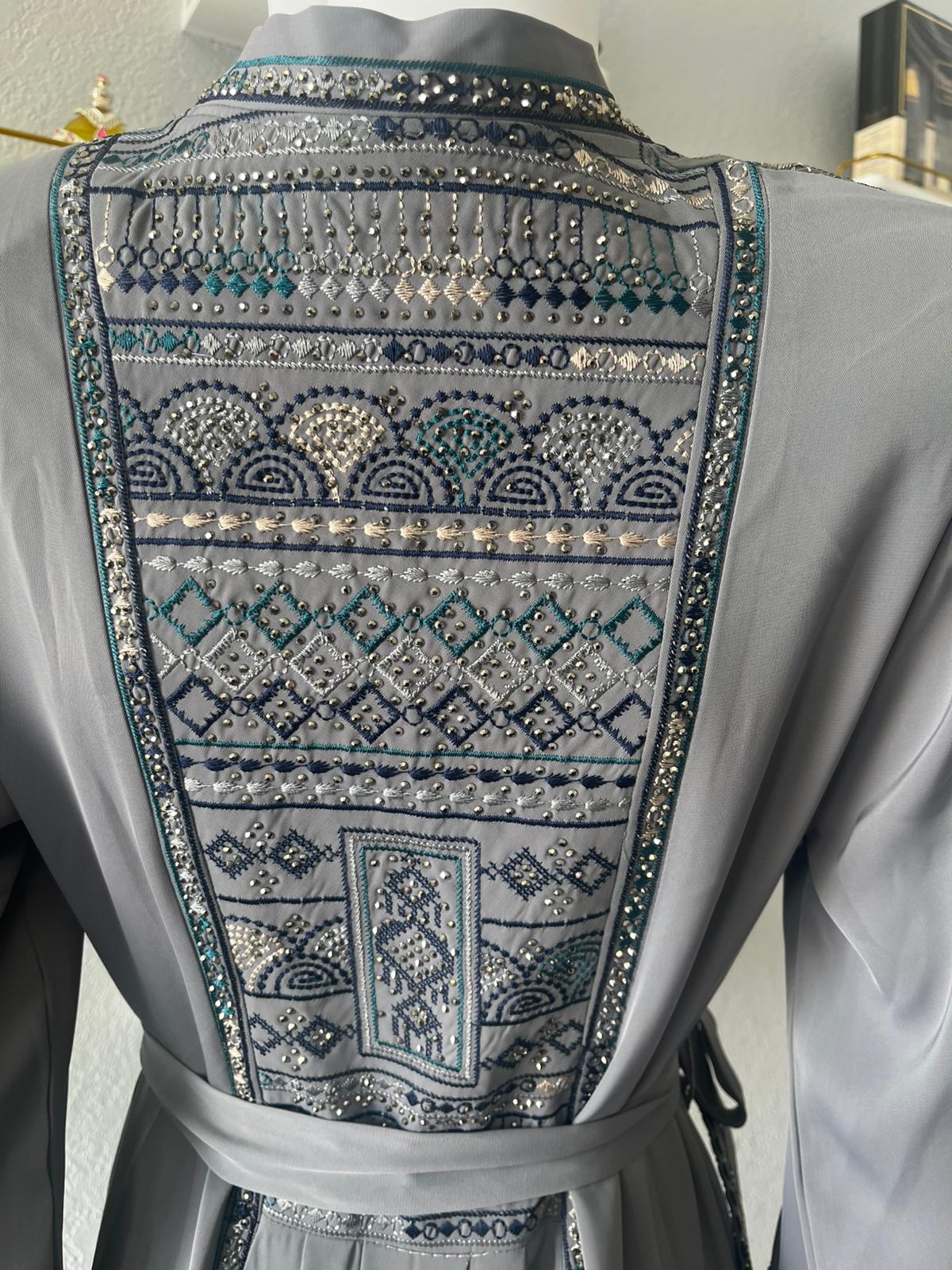 Gray Türkiye Abaya