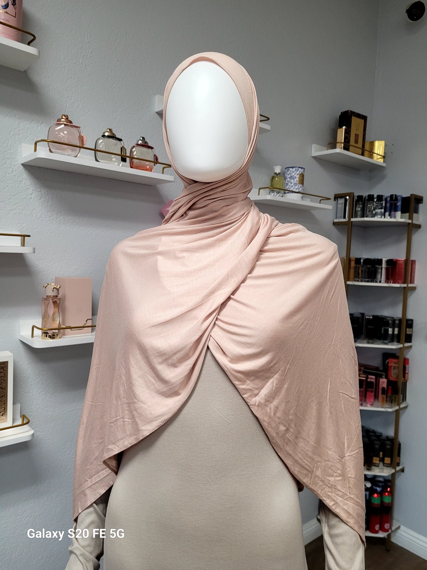 Bamboo Jersey Hijab - Eclaire