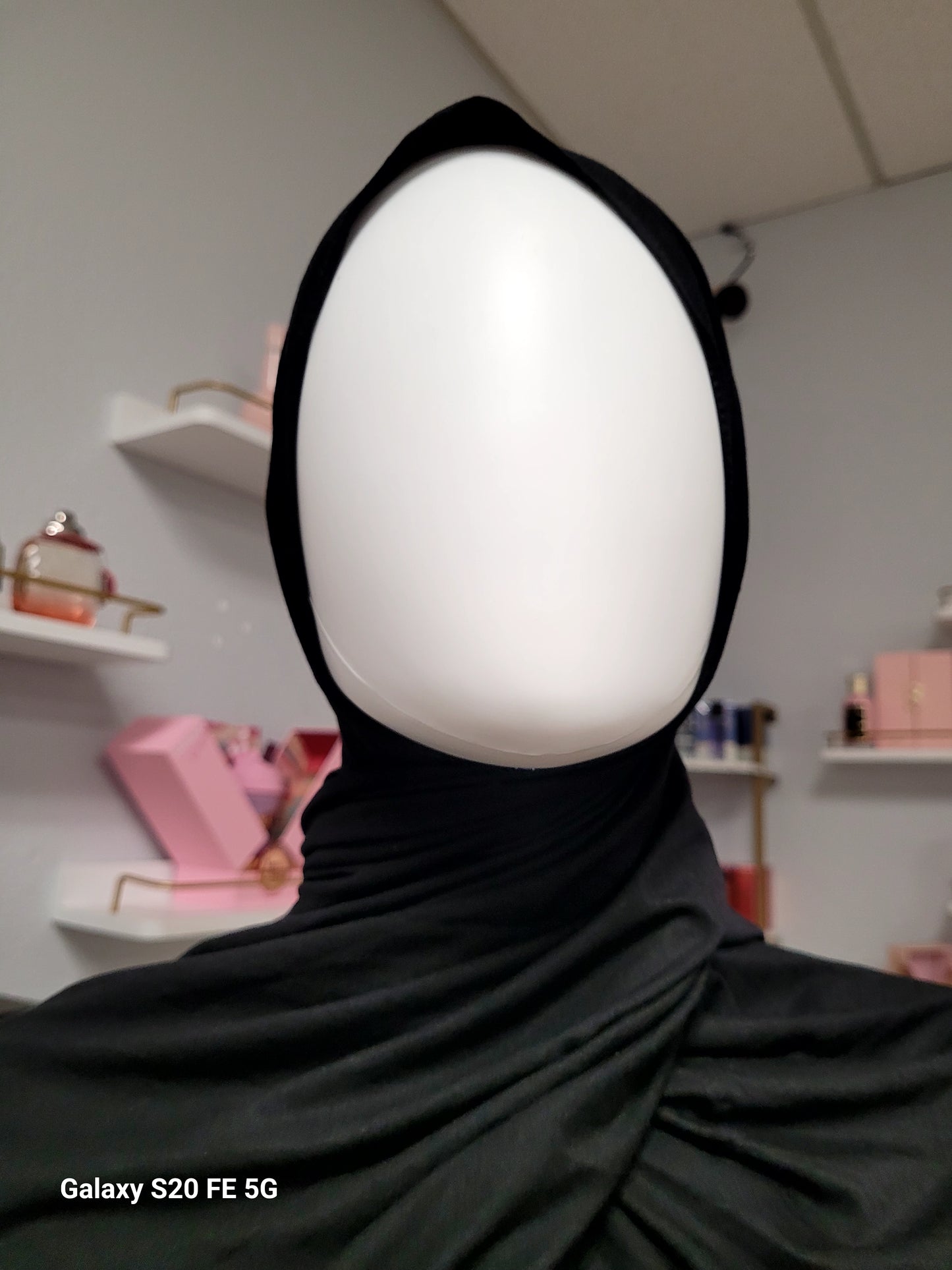 Bamboo Jersey Hijab - Black