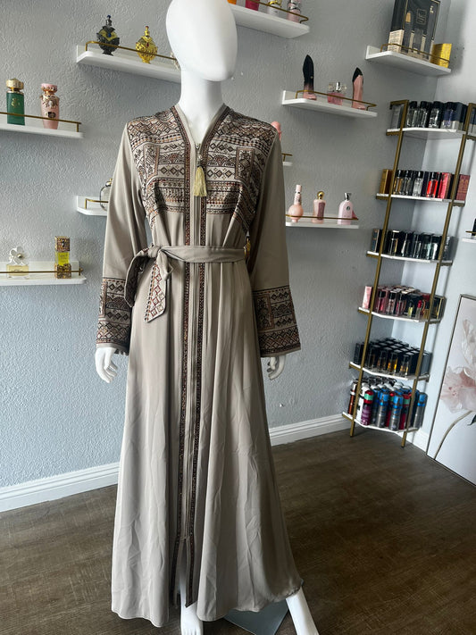 Light Beige Türkiye Abaya