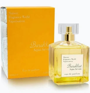 Fragrance World Barakkat Aqua Aevum for Unisex Eau de Parfum Spray, 3.4 Ounce