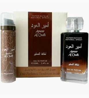 Ameer Al Oudh Eau de Parfum Spray 100ml (3.4 oz) by Lattafa