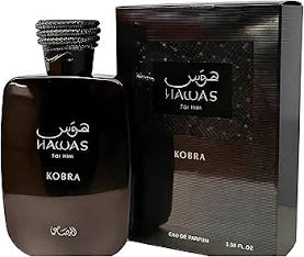 HAWAS KOBRA MEN EDP - 100ML (3.40z) by RASASI Perfume