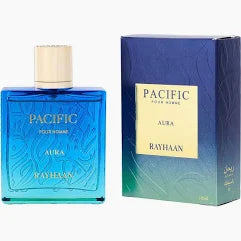 Rayhaan  Men's Pacific Aura EDP Spray 3.4 oz Fragrances