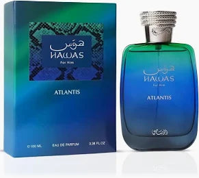Hawas Atlantis Eau de Parfum Spray 100ml (3.4 oz) by Rasasi