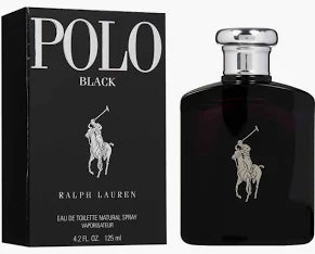 Ralph Lauren Men's Polo Black Eau de Toilette Spray, 4.2 oz.